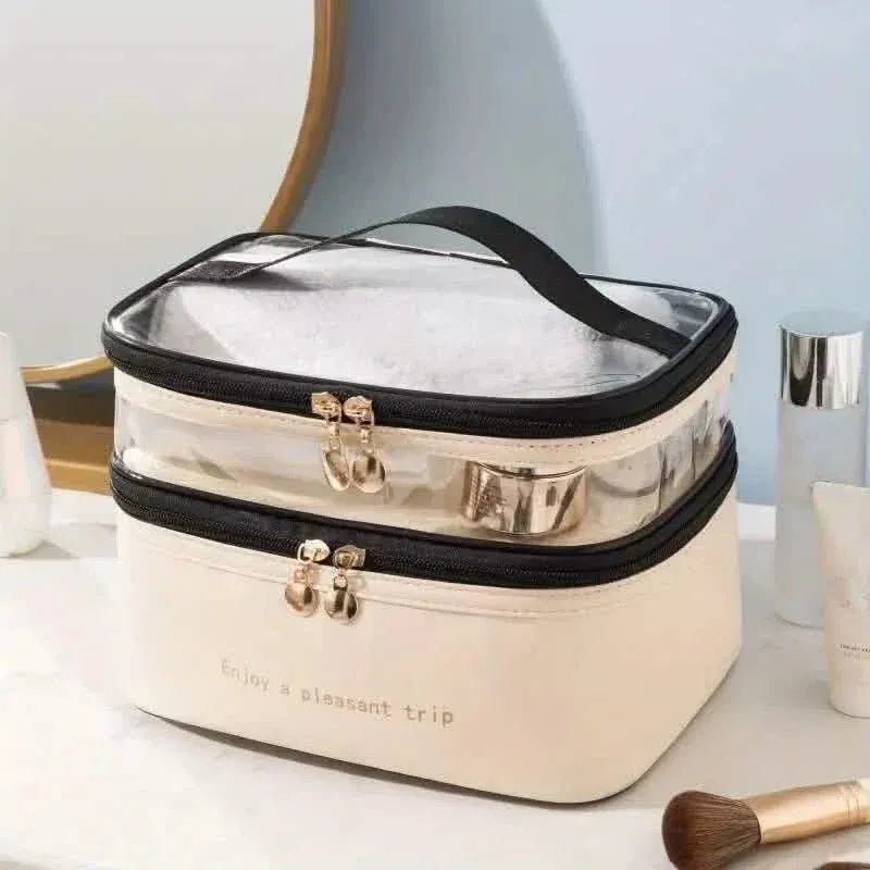 Women's Double Layer Makeup Bag - A-1 Thread Vault