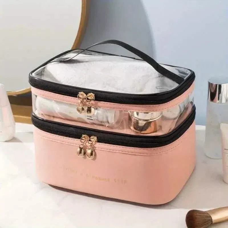 Women's Double Layer Makeup Bag - A-1 Thread Vault