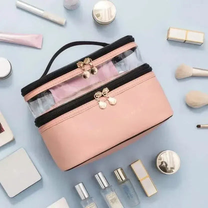 Women's Double Layer Makeup Bag - A-1 Thread Vault