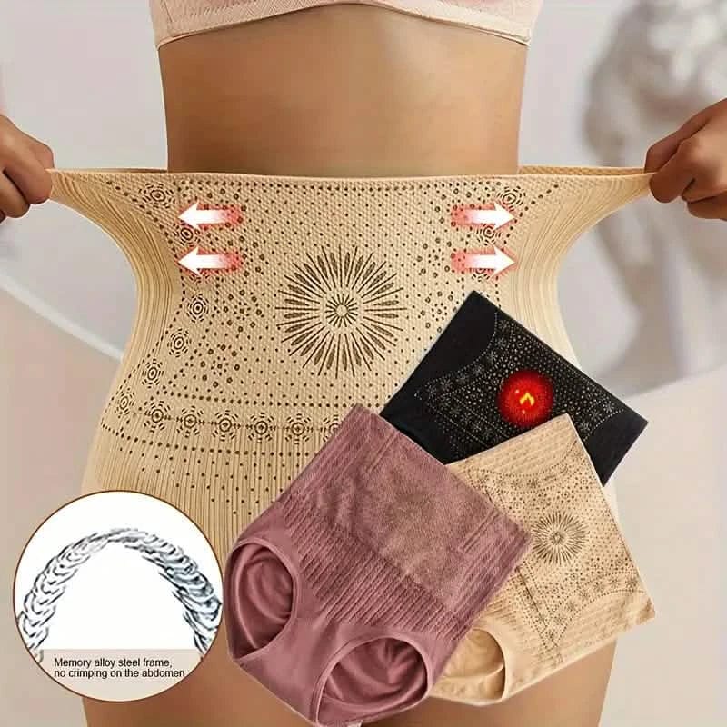Women's High Waist Hip Slimming Lifting Tight Body Shaping Postpartum Tummy Control Pants - A-1 Thread Vault