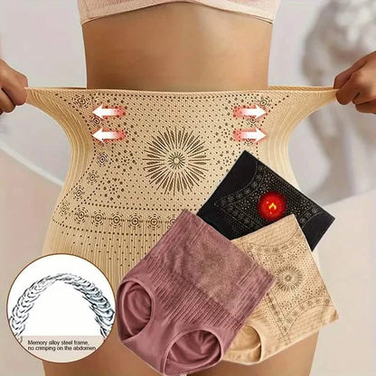 Women's High Waist Hip Slimming Lifting Tight Body Shaping Postpartum Tummy Control Pants - A-1 Thread Vault