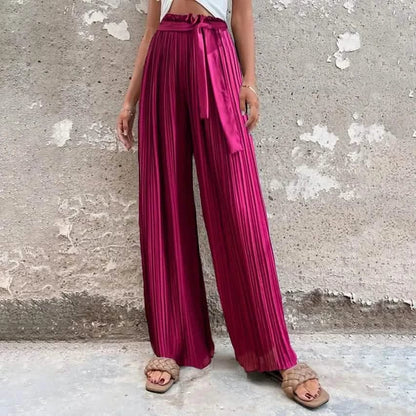 Women's High-Waisted Straight-Leg Strappy Pants - A-1 Thread Vault