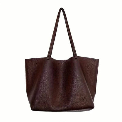 Women's Large Totes PU Leather Shoulder Bag Soft Purse Hobo Handbag Casual Top Handle Bag For Travel Work - A-1 Thread Vault