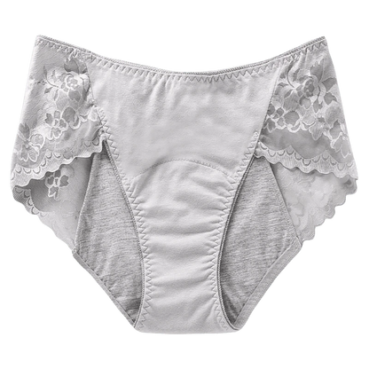 Women's Leak Proof Menstrual Panties lace Breathable SexysWaterproof Mid Waist Physiological Period Seamless Underwear - A-1 Thread Vault