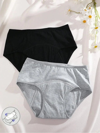 Women's Menstrual Panties Low Waisted 5-layer Physiological Periods Pants Ultra Intimates Female Underwear Breathable Lingerie - A-1 Thread Vault