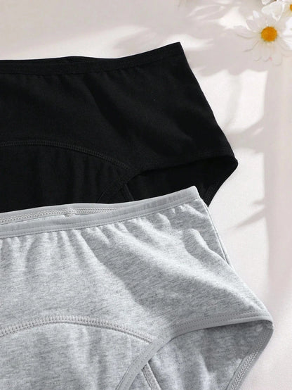 Women's Menstrual Panties Low Waisted 5-layer Physiological Periods Pants Ultra Intimates Female Underwear Breathable Lingerie - A-1 Thread Vault