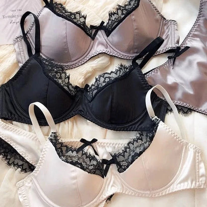 Women'S New Sexy Underwear Night Push Up Gathered Mesh Lace Erotic Sexy Home Bra Set Home Outfits - A-1 Thread Vault