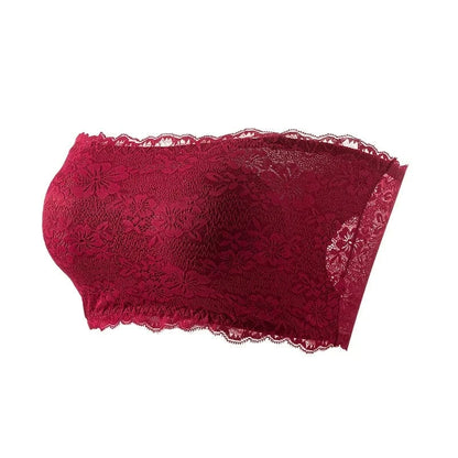 Women's Plus Size Body Shaping Underwear Strapless Sexy Lace Bra Comfortable Breathable Sports Bra - A-1 Thread Vault
