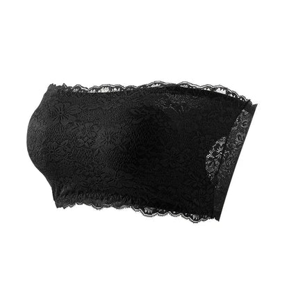 Women's Plus Size Body Shaping Underwear Strapless Sexy Lace Bra Comfortable Breathable Sports Bra - A-1 Thread Vault