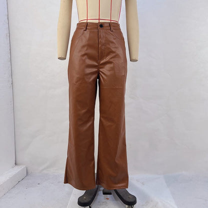 Women's Retro Loose-fit Straight-leg Pants - A-1 Thread Vault
