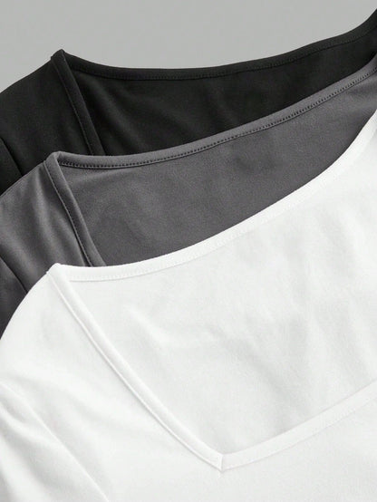 Women's Solid color Square Neck Open Crotch One-Piece Bodysuit Long Sleeved Body Lady Streetwear Female Warm Clothing - A-1 Thread Vault
