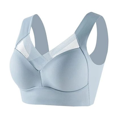 Women Seamless Plus Size Bras Sexy Patchwork Lace Top Push Up Sports Brassiere Female Backless Fitness Sleep Vest Bralette New - A-1 Thread Vault