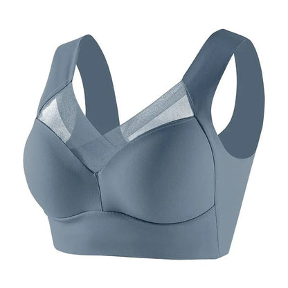 Women Seamless Plus Size Bras Sexy Patchwork Lace Top Push Up Sports Brassiere Female Backless Fitness Sleep Vest Bralette New - A-1 Thread Vault