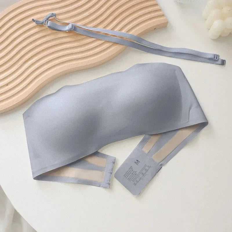 Women Sexy Strapless Bra Push Up Wireless Bras Tube Top Anti-Slip Seamless Invisible Bralette Without Straps Ladies Lingerie - A-1 Thread Vault