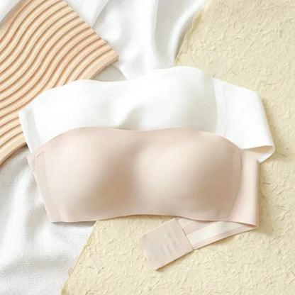 Women Sexy Strapless Bra Push Up Wireless Bras Tube Top Anti-Slip Seamless Invisible Bralette Without Straps Ladies Lingerie - A-1 Thread Vault