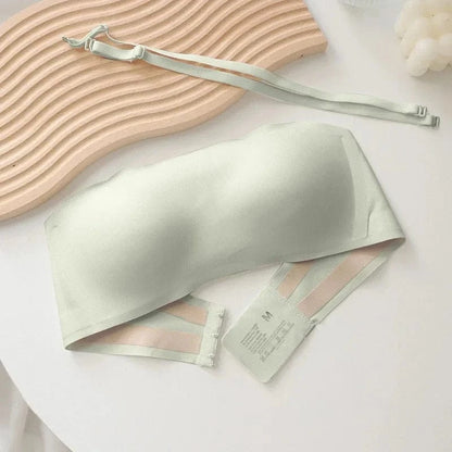 Women Sexy Strapless Bra Push Up Wireless Bras Tube Top Anti-Slip Seamless Invisible Bralette Without Straps Ladies Lingerie - A-1 Thread Vault