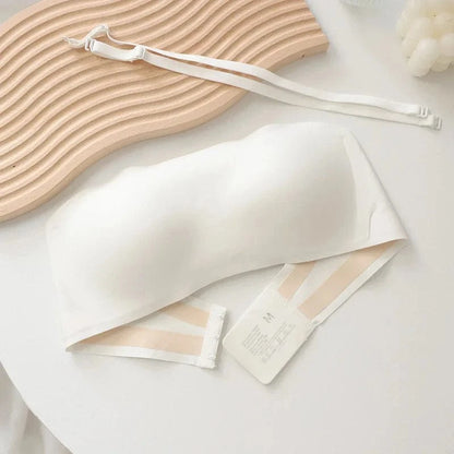 Women Sexy Strapless Bra Push Up Wireless Bras Tube Top Anti-Slip Seamless Invisible Bralette Without Straps Ladies Lingerie - A-1 Thread Vault