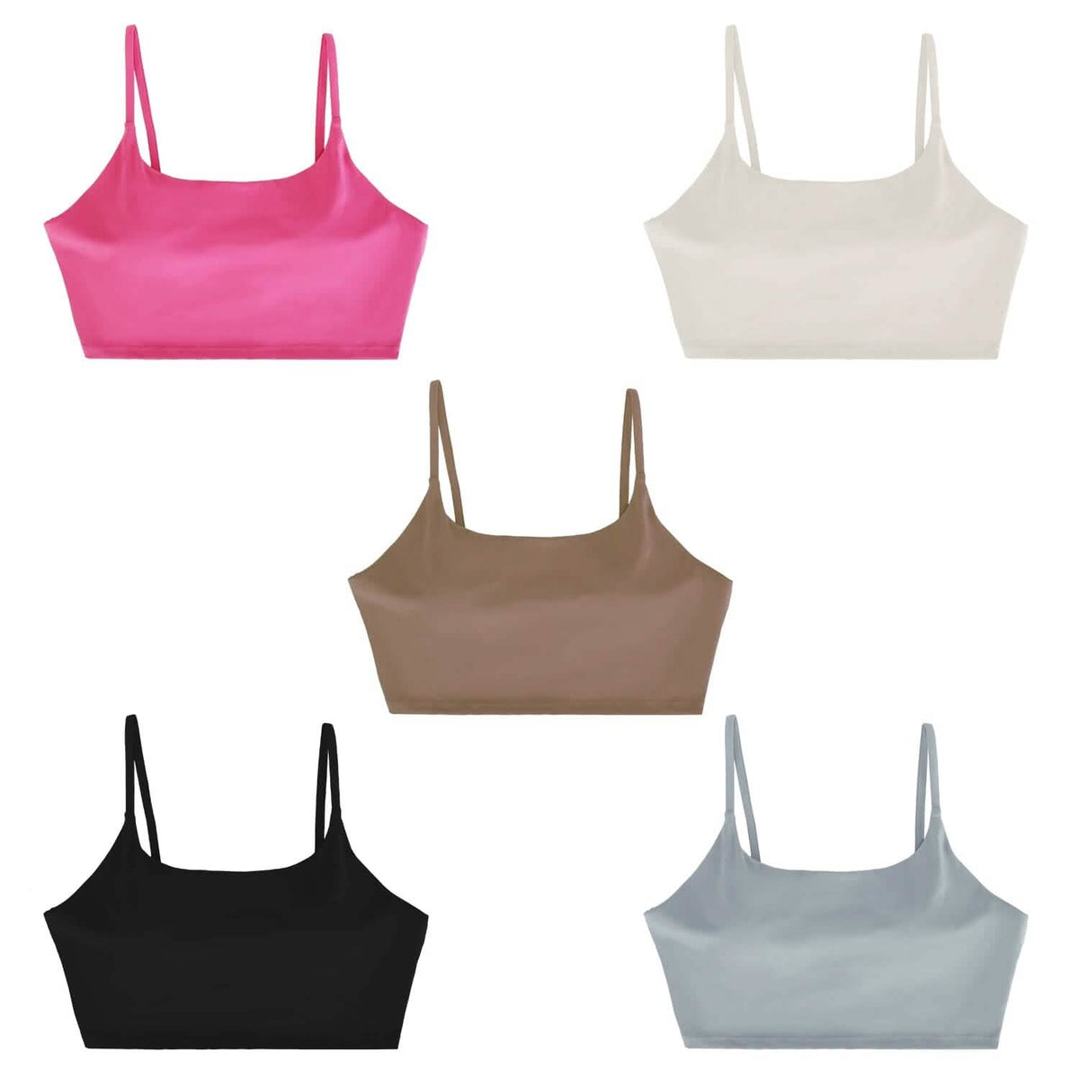 Women Strap Sport Bras Padded Strappy Tank Tops - A-1 Thread Vault