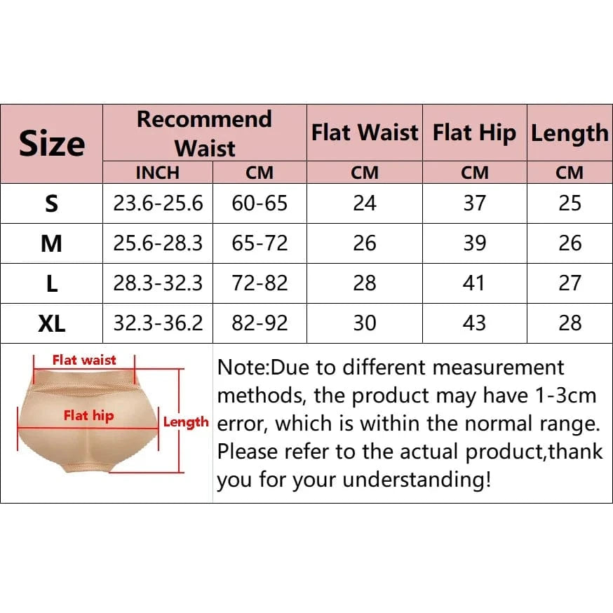 Women Waist Shaping Triangle Pants Breathable Enhancer Hip Lifting Panties Sponge Padded Shapewear Butt Lifter Fake Ass Briefs - A-1 Thread Vault