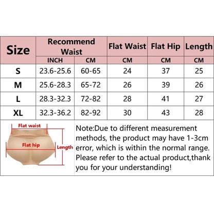 Women Waist Shaping Triangle Pants Breathable Enhancer Hip Lifting Panties Sponge Padded Shapewear Butt Lifter Fake Ass Briefs - A-1 Thread Vault