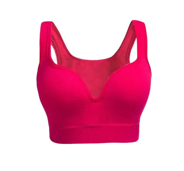 Women Wireless Sports Bra Fitness Running Vest Gym Workout Underwear Padded Tops Bralette Breathable Brassiere Push Up Bras - A-1 Thread Vault