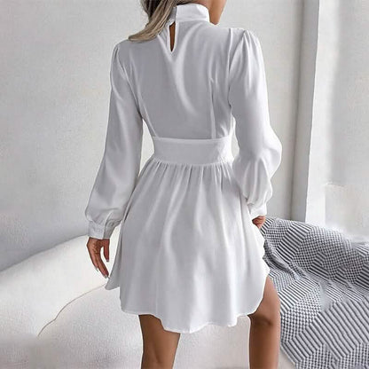 Women's A Line Turtleneck Mini Dress - A-1 Thread Vault