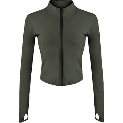 Women's Athletic Full Zip Lightweight Workout Jacket - A-1 Thread Vault