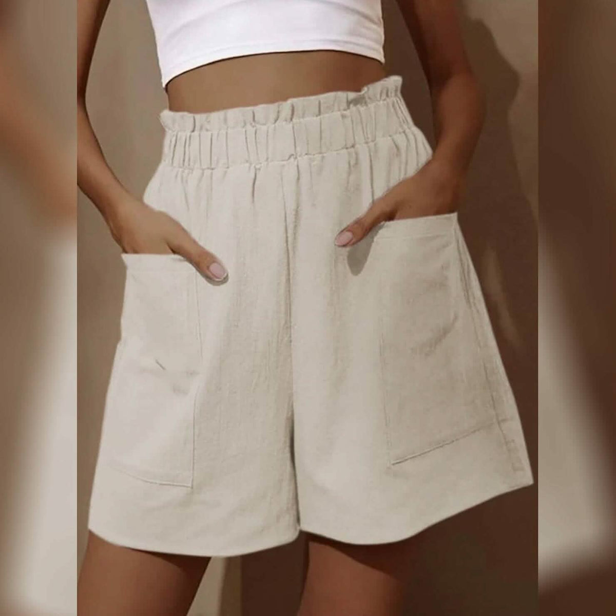 Women's Basic Essential Casual/Sporty Wide Leg Bermuda Shorts - A-1 Thread Vault