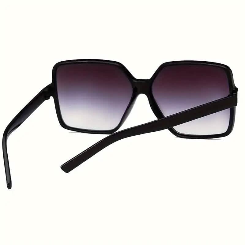 Women's Black Oversized PC Frame Glasses - A-1 Thread Vault