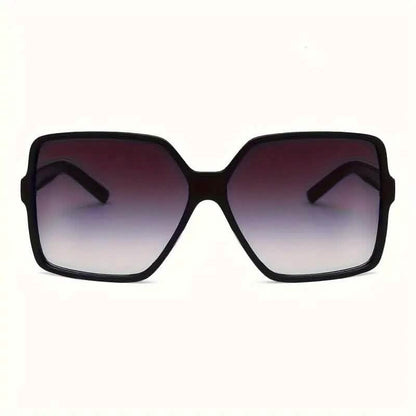 Women's Black Oversized PC Frame Glasses - A-1 Thread Vault