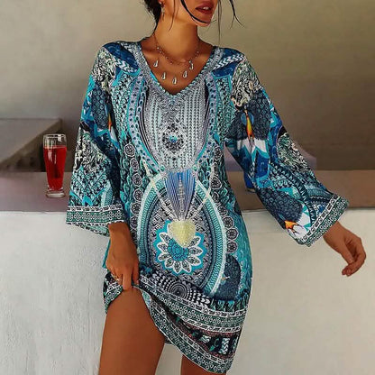 Women's Boho Mini Dress - A-1 Thread Vault