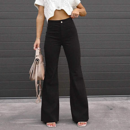 Women's Bootcut Pants Trousers Jeans Corduroy - A-1 Thread Vault