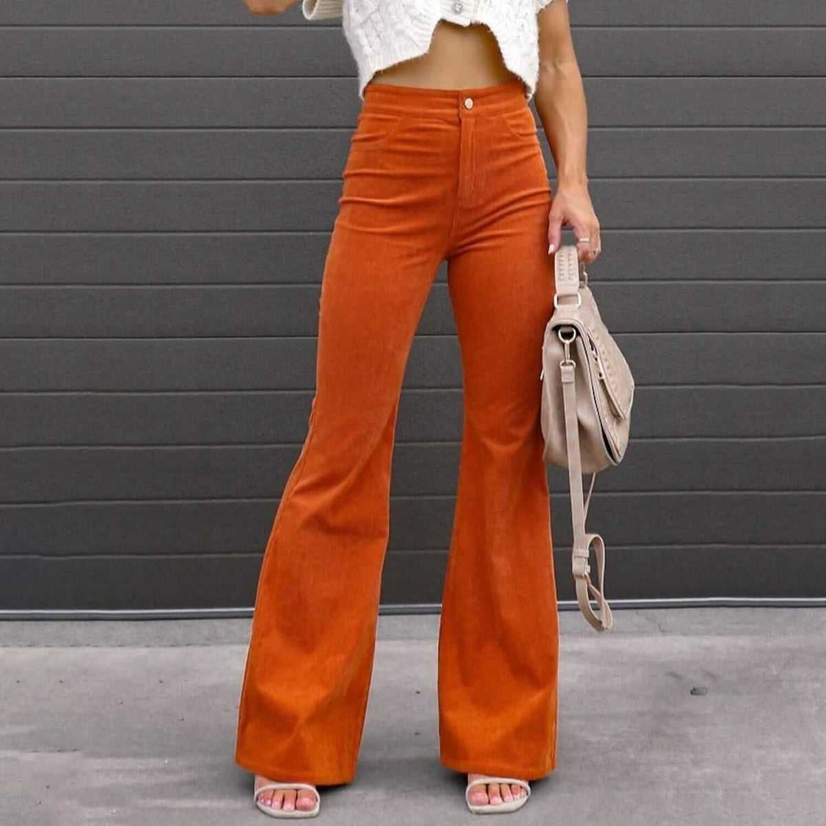 Women's Bootcut Pants Trousers Jeans Corduroy - A-1 Thread Vault