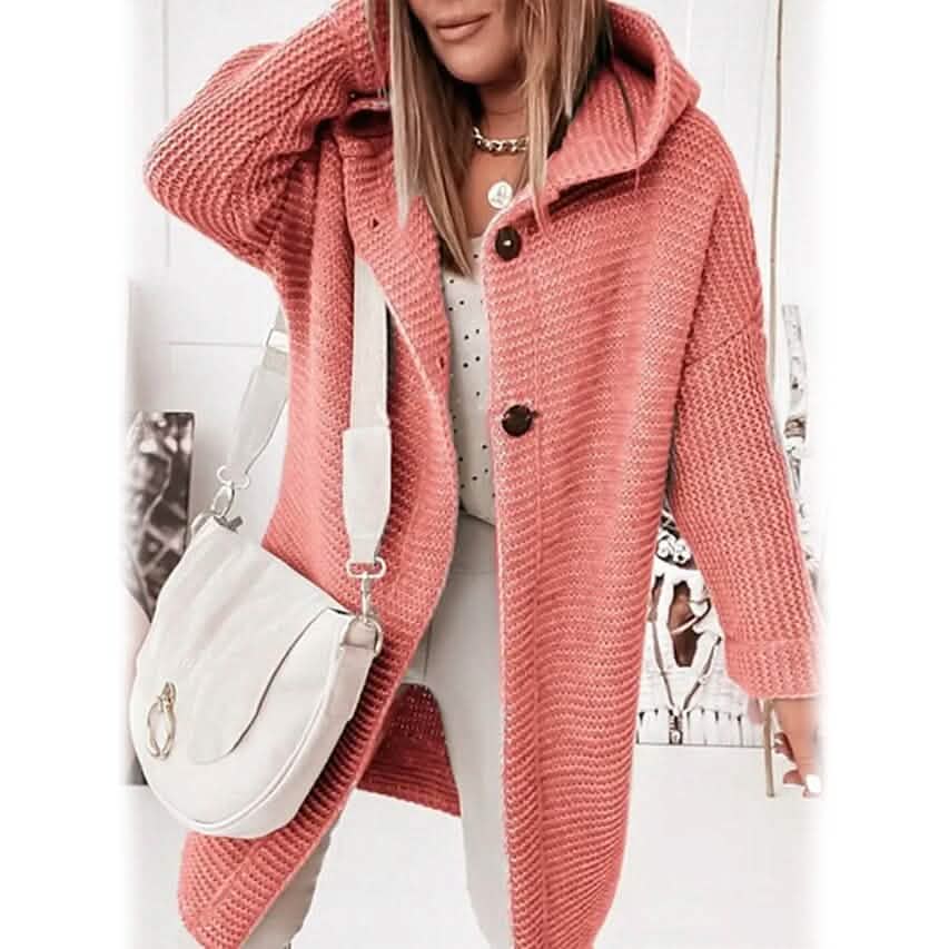 Women's Button Knitted Cardigan Sweater - A-1 Thread Vault