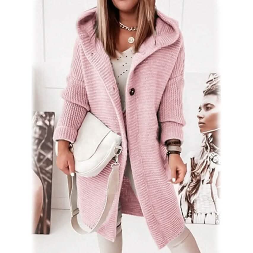 Women's Button Knitted Cardigan Sweater - A-1 Thread Vault