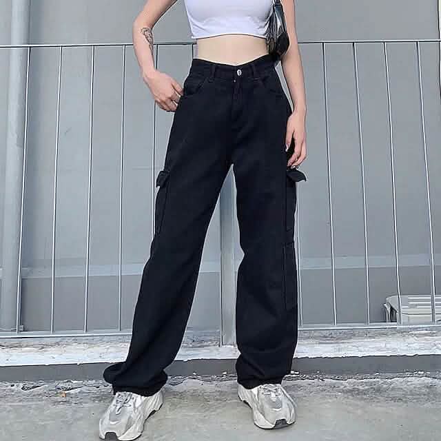 Women's Cargo Trouser Mid Waist Pants - A-1 Thread Vault