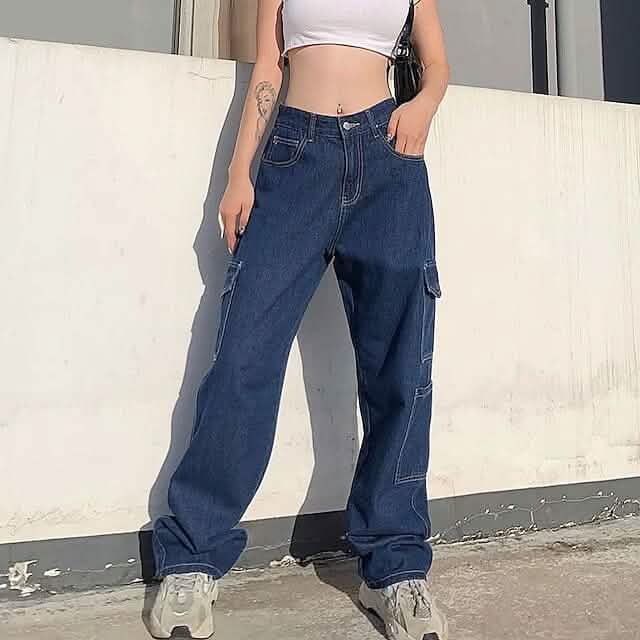 Women's Cargo Trouser Mid Waist Pants - A-1 Thread Vault