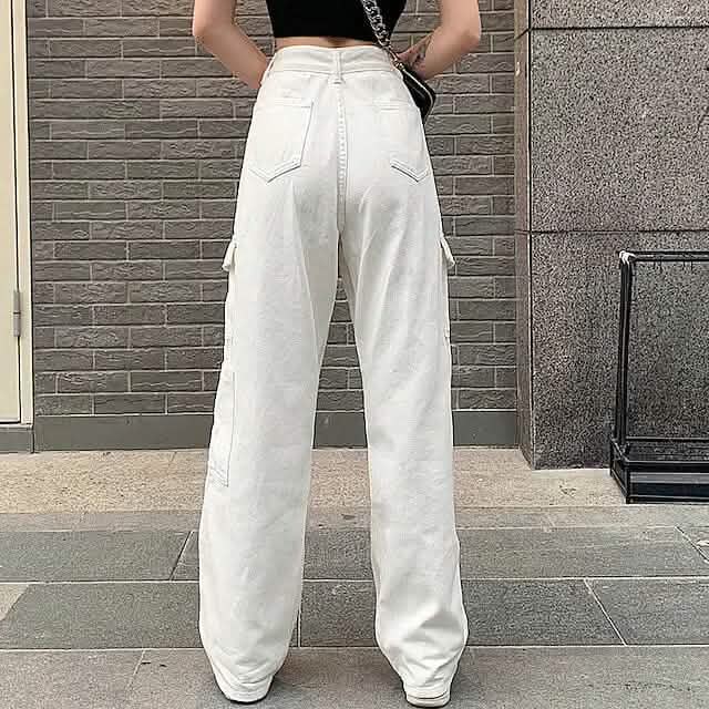 Women's Cargo Trouser Mid Waist Pants - A-1 Thread Vault