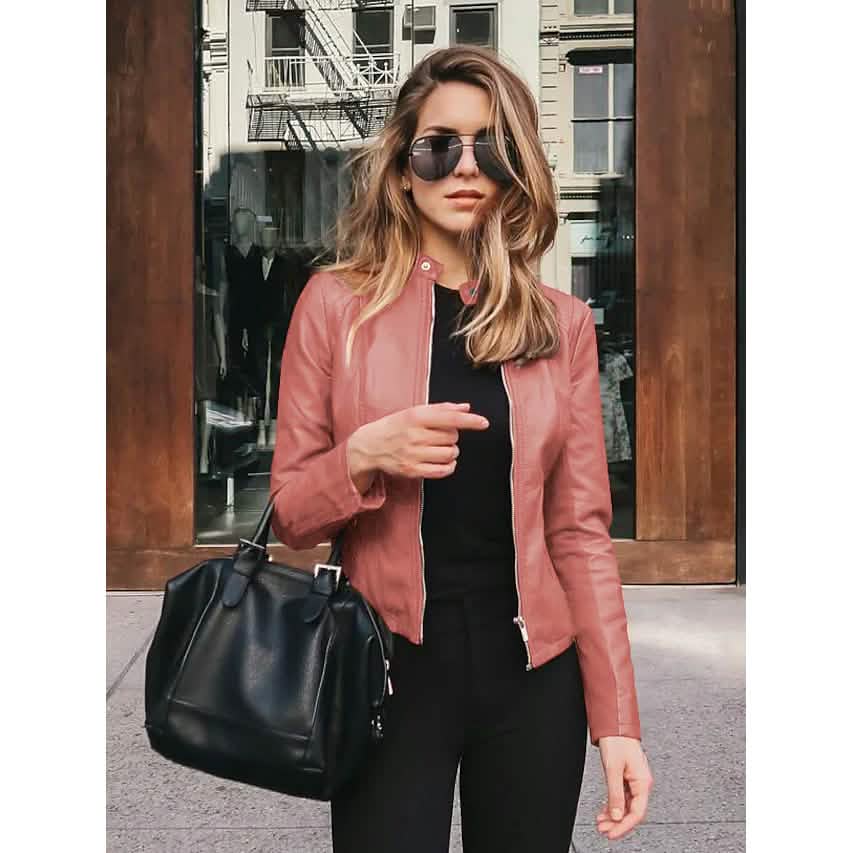 Women's Faux Leather Jacket - A-1 Thread Vault