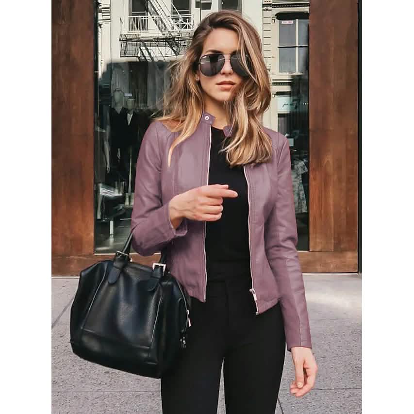 Women's Faux Leather Jacket - A-1 Thread Vault