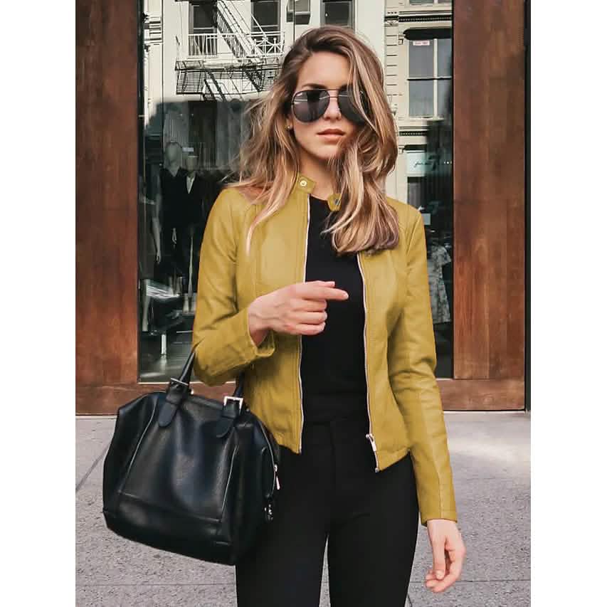 Women's Faux Leather Jacket - A-1 Thread Vault