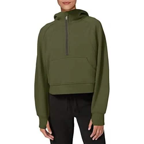 Women's Hoodies Fleece Lined Collar Pullover - A-1 Thread Vault