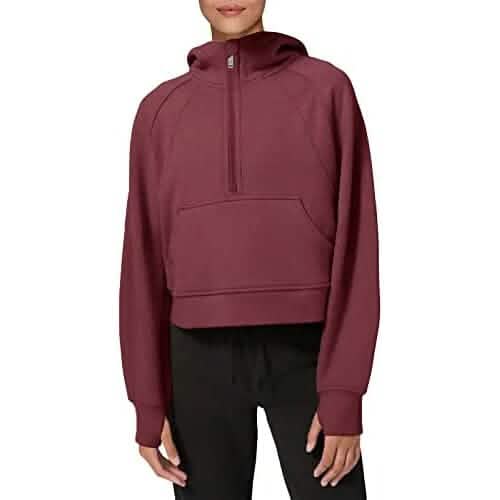 Women's Hoodies Fleece Lined Collar Pullover - A-1 Thread Vault