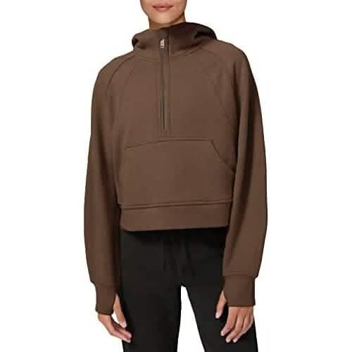 Women's Hoodies Fleece Lined Collar Pullover - A-1 Thread Vault