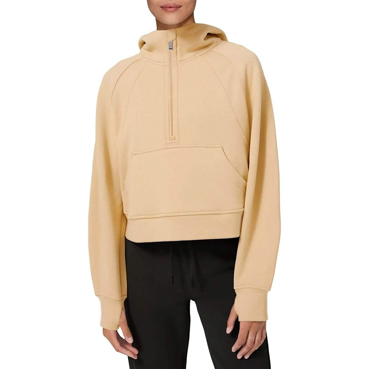 Women's Hoodies Fleece Lined Collar Pullover - A-1 Thread Vault