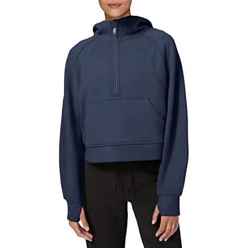 Women's Hoodies Fleece Lined Collar Pullover - A-1 Thread Vault