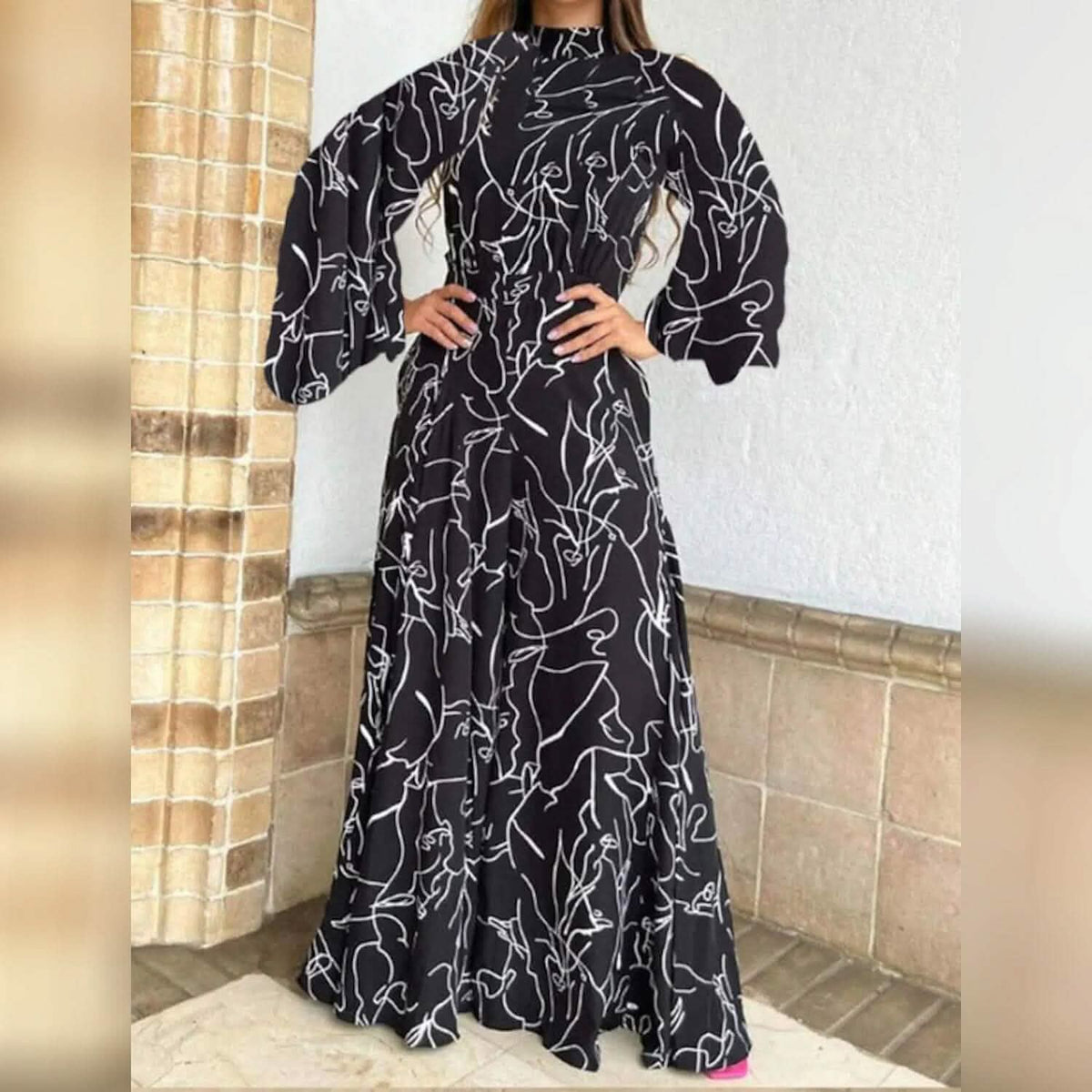 Women's Jumpsuit Pocket Print Floral Stand Collar Streetwear - A-1 Thread Vault