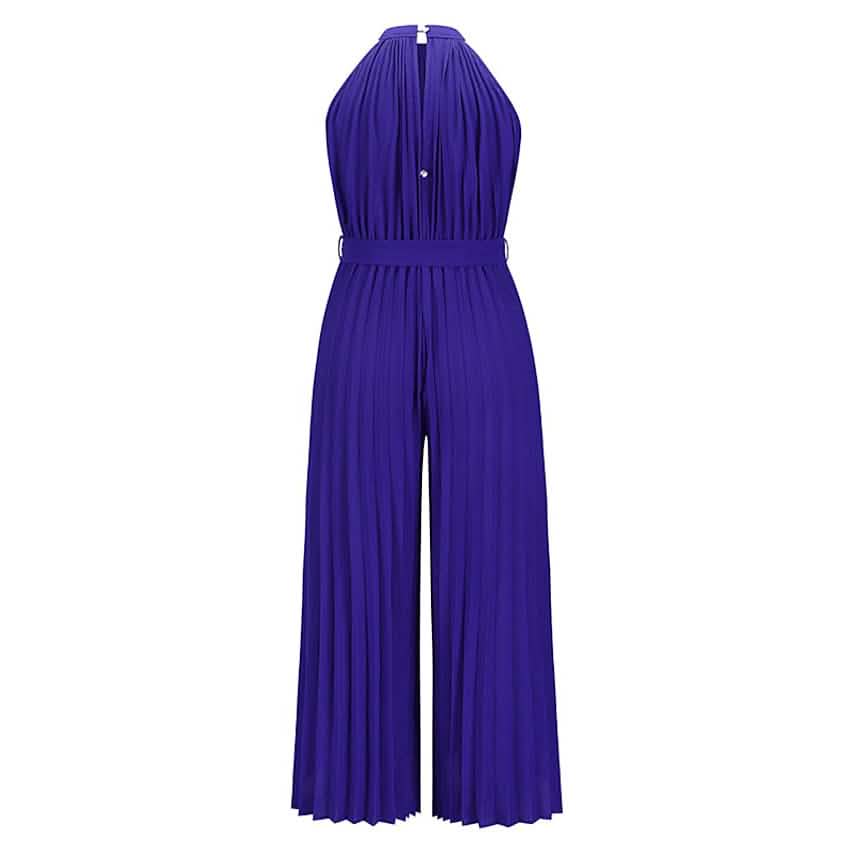 Women's Lace-Up Halter Casual Wide-Leg Jumpsuit - A-1 Thread Vault