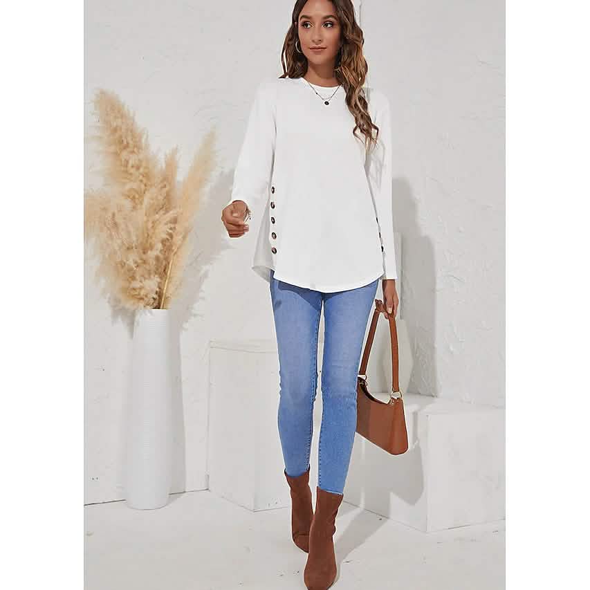 Women's Long Sleeve Crew Neck T-Shirt - A-1 Thread Vault