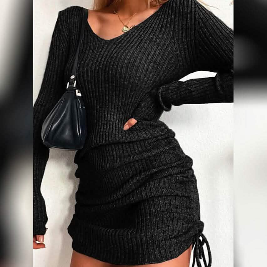 Women's Long Sleeve Sweater Dress - A-1 Thread Vault